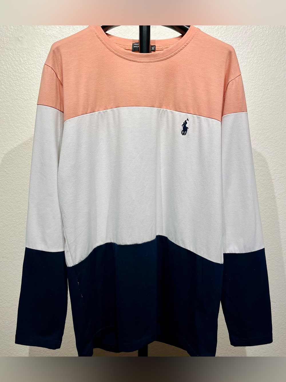 Vintage Y2K Polo Jeans Co. Ralph Lauren Colorblock Long Sleeve - Size XL (Men’s)